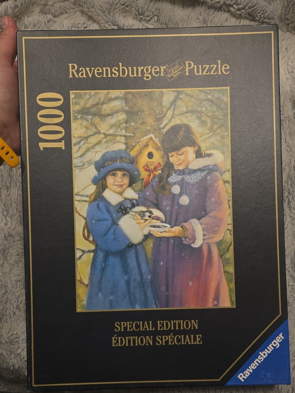 Vtg Ravensburger Special Edition - Chantal Poulin Little Bird 1000 Piece Puzzle